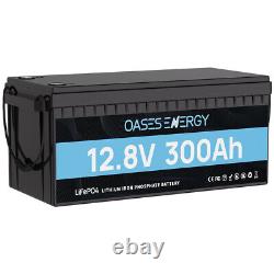 12V 300Ah 3328Wh LiFePO4 Lithium Battery 6000 Cycles 200A BMS for RV Solar