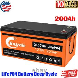 12V 300Ah LiFePO4 Deep Cycle Lithium Battery for RV Marine Off-Grid Solar System