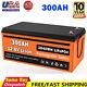 12v 300ah Lifepo4 Smart Lithium Iron Battery Built-in 200a Bms Ip65 For Rv Boat