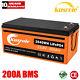 12v 300ah Smart Lifepo4 Lithium Iron Battery With Built-in Bt Bms For Solar System