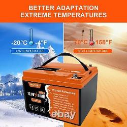 12V 30Ah LiFePO4 Deep Cycle Lithium Iron Battery With BMS For RV Off-Grid Solar