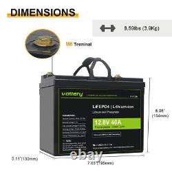 12V 40Ah Deep Cycle Battery Lithium Iron Phosphate Repl 12v Sla for Solar Boat