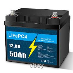 12V 50Ah 100Ah LiFePO4 Lithium Battery Deep Cycle for RV Solar Trolling Motor