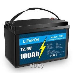 12V 50Ah 100Ah LiFePO4 Lithium Battery with BMS for RV Off-grid Trolling Motor