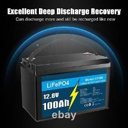 12V 50Ah 100Ah LiFePO4 Lithium Battery with BMS for RV Off-grid Trolling Motor