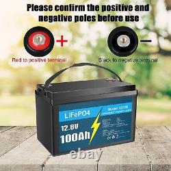 12V 50Ah 100Ah LiFePO4 Lithium Battery with BMS for RV Off-grid Trolling Motor