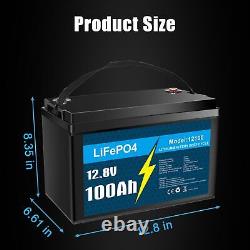 12V 50Ah 100Ah LiFePO4 Lithium Battery with BMS for RV Off-grid Trolling Motor