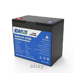 12V 50Ah 100Ah Lithium Battery LiFePO4 Rechargeable 3000+ Deep Cycle BMS Home RV