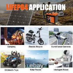 12V 50Ah LiFePO4 Deep Cycle Lithium Iron Battery With BMS For RV Off-Grid Solar