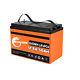 12v 50ah Lifepo4 Smart Lithium Iron Battery With Built-in Bluetooth Ip65 For Rv