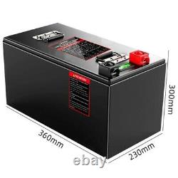 12V 600Ah LiFePO4 Lithium Iron Phosphate Built-In BMS Rechargeable Battery Pack