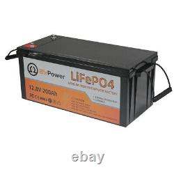 12V LIthium Battery Pack for RV Solar Panel 200Ah LiFePO4 Deep Cycle Battery