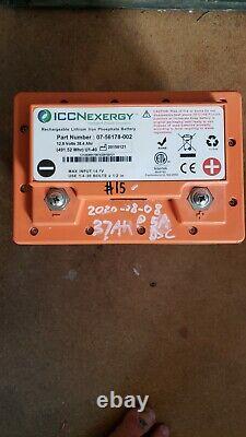 12V LiFePO4 38.4Ah Lithium Iron Phosphate Battery U1-40 FULLY TESTED, ICCNexergy