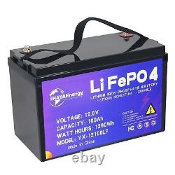 12V LiFePo4 100Ah Lithium Iron Phosphate battery for RV Marine Solar System