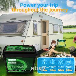 12V Lithium Battery 12V 100Ah LiFePO4 Deep Cycle for Solar RV Off-grid Power New