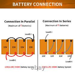 12.8V 200Ah LiFePO4 Lithium Battery for Solar System RV Off-grid Trolling Motor