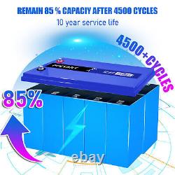 12.8V 200Ah LiFePO4 Lithium Iron Battery Deep Cycle Rechargeable Home RV Boat