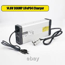 14.6V 30A Lithium Iron Phosphate Battery Charger 4 Series 12V LiFePO4 Charger