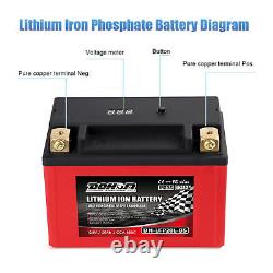20L-BS 20ah Motorcycle LiFePO4 Battery Lithium Iron For Big Dog K-9 2006-2011