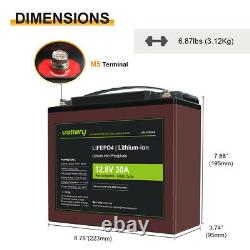 20/30/60Ah 12V LiFePO4 Rechargeable Lithium Iron Phosphate Battery F RV Mobility