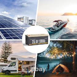 24V 100Ah LiFePO4 Lithium Battery 2560Wh for RV Off-Grid Solar (Slightly Used)