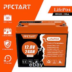 288Wh 12V 24Ah LiFePO4 Battery Lithium Iron Phosphate Deep Cycle For Power Wheel
