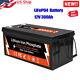 300ah 12v Deep Cycle Lithium Battery Lifepo4 200a Bms For Rv Solar Boat Off-grid