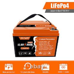 30Ah 12V Lithium Battery LiFePO4 Deep Cycle Battery for Trolling Motor Marine RV