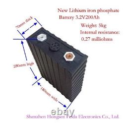 32pcs Grade A 200AH 3.2v Lithium Iron Phosphate (LiFePO4) Sinopoly Heavy dutty