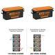 400ah 200ah 12v 24v Lifepo4 Lithium Iron Battery Bms For Solar Kit Off Grid Rv