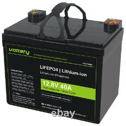 40Ah 512Wh 12V Battery Lithium Iron Phosphate LiFePO4 Battery for Motor RV House