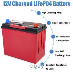46B24L 12V 40Ah 850CCA Lithium Iron Phosphate Battery LiFePO4 51R Group Size