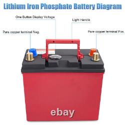 46B24L 12V 40Ah 850CCA Lithium Iron Phosphate Battery LiFePO4 51R Group Size
