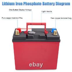 46B24R 12V 40Ah 850CCA Lithium Iron Phosphate Battery LiFePO4 Automobile