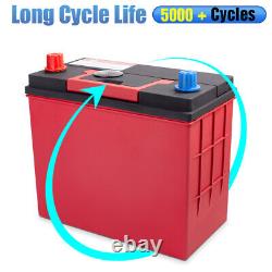 46B24R 12V 40Ah Group Size 51-850CCA Lithium Iron Phosphate Battery LiFePO4