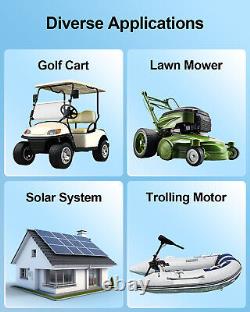 48V 50AH Golf Cart LiFePO4 Lithium Battery Deep Cycle LiFePO4 RV Solar Off Grid