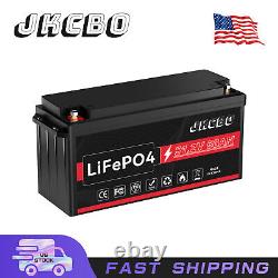 48V 50A LiFePO4 Battery Lithium Deep Cycle BMS 1280W for Trolling Motor Camping