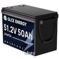 48V 50Ah LiFePO4 Lithium Battery with BMS RV GolfCart