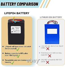 48V Lifepo4 20Ah 30Ah 35Ah Lithium Battery for EBike Scooter 2000W with Charger