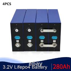(4PCS) 3.2V 280AH Battery LiFePO4 Lithium iron phospha Large capacity for RV EV