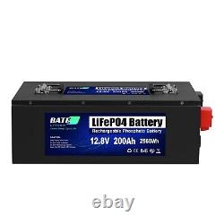 50AH 100AH 200AH 12V LiFePO4 Lithium Iron Battery for Solar Kit Off grid RV
