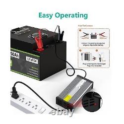 58.4V 15A LiFePO4 Battery Charger for 48V Lithium Iron Phosphate Deep Cycle R