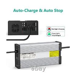 58.4V 15A LiFePO4 Battery Charger for 48V Lithium Iron Phosphate Deep Cycle R