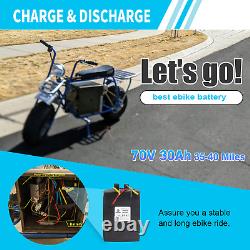 72V 30ah Lifepo4 Lithium Ebike Battery Pack For 2500W Electric Scooter