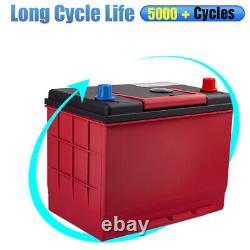 80D26L 12V 80Ah 1500CCA Lithium Iron Phosphate Battery LiFePO4 Auto with BMS