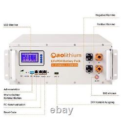 AOLITHIUM 51.2V100Ah LifePO4 Lithium Battery Class A Backup Power for RV Solar