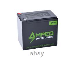 Amped Outdoors 30ah(wide) LiFepo4 without charger