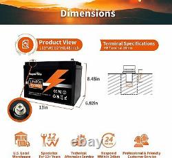 Ampere Time 12V 100Ah 200Ah 300Ah LiFePO4 Lithium Battery for RV Off-grid Solar