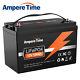 Ampere Time 12v 100ah Lifepo4 Lithium Battery For Rv Off-grid Trolling Motor