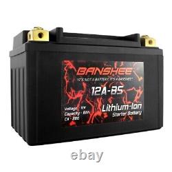 Banshee Lithium Iron battery Replacement for Shorai LFX18A1-BS12